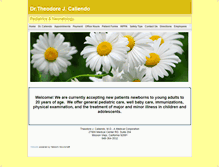 Tablet Screenshot of drcaliendo.com
